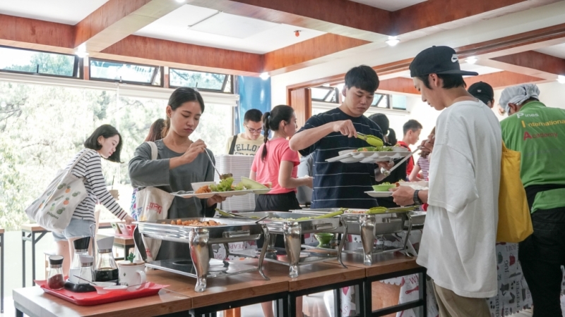 フィリピン留学 Cebu21 - PINES Main Campus-cafeteria-2